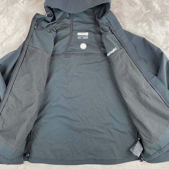 Marmot Jacket Women Small Charcoal M3 Hooded Full Zip SoftShell‎ Long Sleeve - Picture 9 of 16